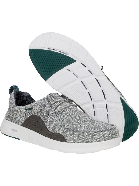 Men\'s Monument Grey Wally Hey2O Mesh Pull-On Lightweight Comfort Slip On Shoes main image 4